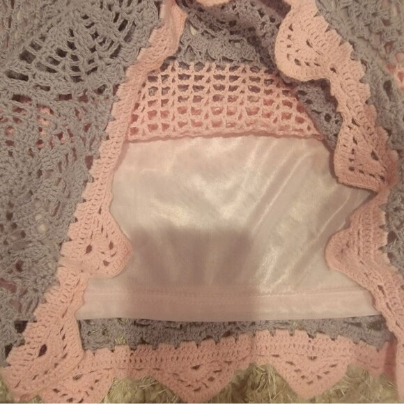 𝅺knitted sleevless dress size small - Picture 4 of 5